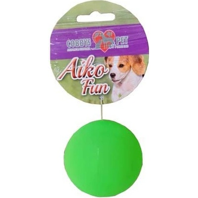 Cobbys Pet AIKO FUN Neónová lopta 6,2 cm hračka pre psov