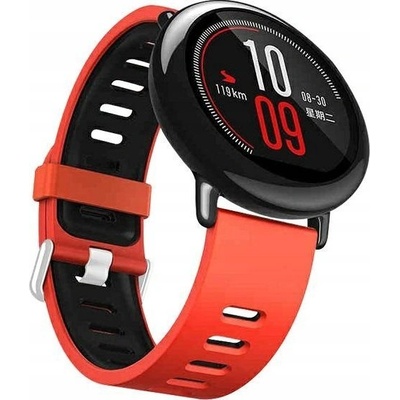 Beline Каишка за часовник, Beline, двуцветна, универсална, силиконова, 20 мм, червена/черна ( )