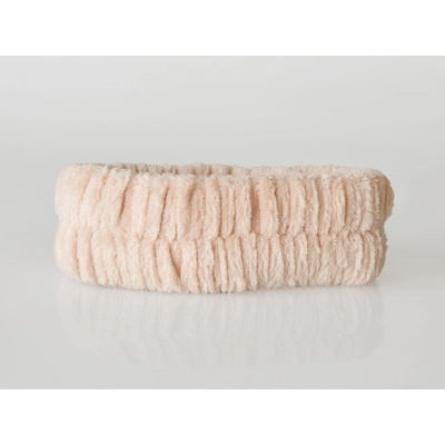 XPOSE® Kosmetická čelenka ARIA - taupe, Mikroplyš – Zbozi.Blesk.cz