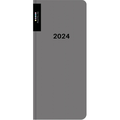 Karton P+P Pastelini A5 týdenní 2027 šedý