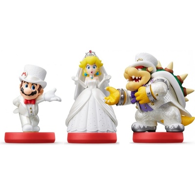 Фигура Nintendo amiibo - Bowser, Mario & Peach [Super Mario Odyssey]