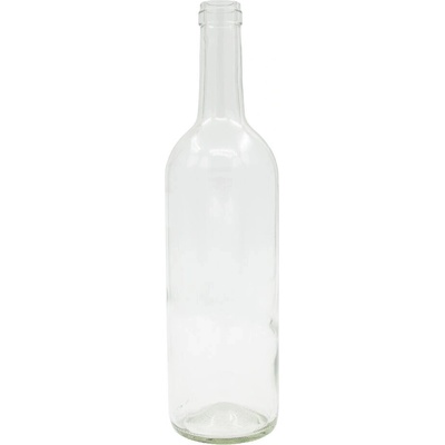 láhev na víno 750ml skleněná BÍ