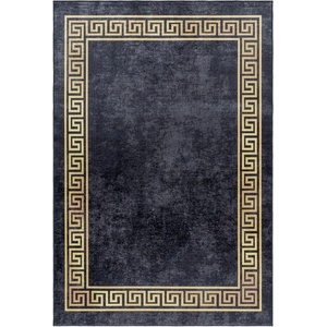 Ayyildiz Антрацитен килим подходящ за пране 160x230 cm Fiesta - Ayyildiz Carpets (FIESTA1602304305BLACK)