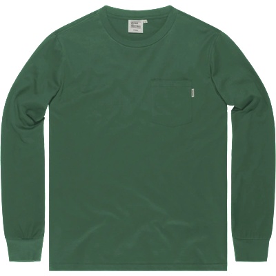 Vintage Industries Риза с дълъг ръкав Grant pocket, яркозелена (3547.brightgreen)