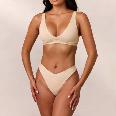 Lounge Everyday Comfort Triangle Bra vanilová