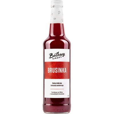 Báťkovy bylinkové sirupy Brusinkový sirup 0,5 l