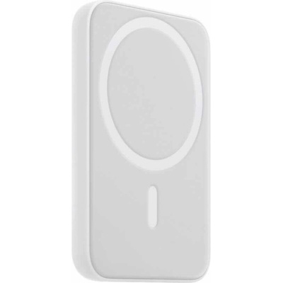 BK MagSafe Battery Pack - безжична преносима външна батерия 5000 mAh с Lightning вход за iPhone с MagSafe (бял)