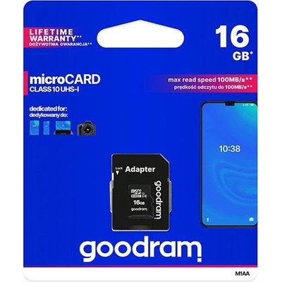 GOODRAM SDHC UHS-I U1 16GB M1AA-0160R12
