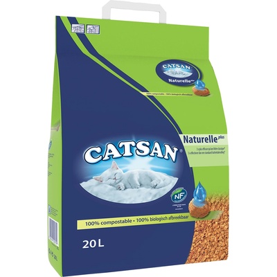 CATSAN Catsan Naturelle Plus постелка за котешка тоалетна - 20 л