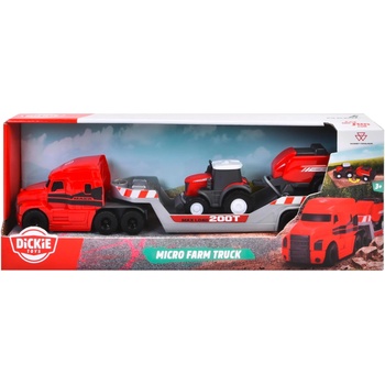 Dickie Toys Kомплект Dickie Toys - Транспортен камион с трактор Massey Ferguson (203735004)