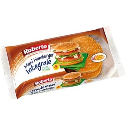 Roberto Maxi hamburger celozrnný 4 x 75 g