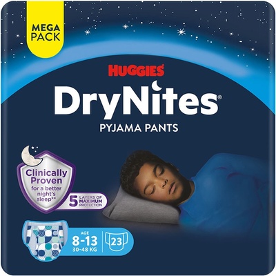 DryNites natah.kalhot.chlapci 8-13let/30-48kg/23ks