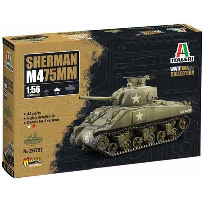 Italeri M4 Sherman 75mm 1:56