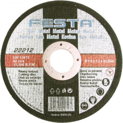 Festa Levior Kotouč řezný 150 x 1,2 x 22,2 mm 22219