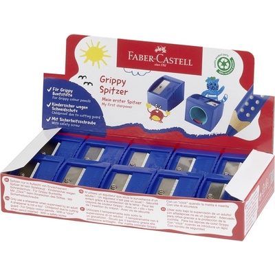 Faber-Castell Острилка FABER-CASTELL Grippy Jumbo с 1 отвор синя 181780 (181780)
