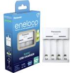 Panasonic Зарядно у-во за батерии Panasonic Eneloop BQ-CC61USB, за до 4бр. батерии AA, AAA Зарядно за батерии