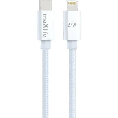 Maxlife MXUC-12 USB-C Lightning 1m bílý