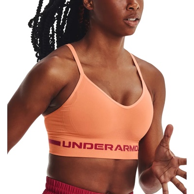 Under Armour Сутиен Under Armour UA Seamless Low Long Bra Оранжев Velikost XS