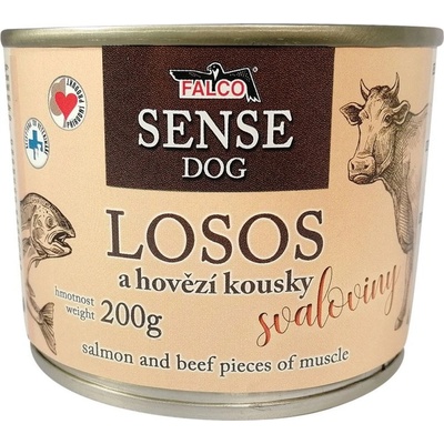 Sokol Falco Sense Dog losos a hovädzie 200 g