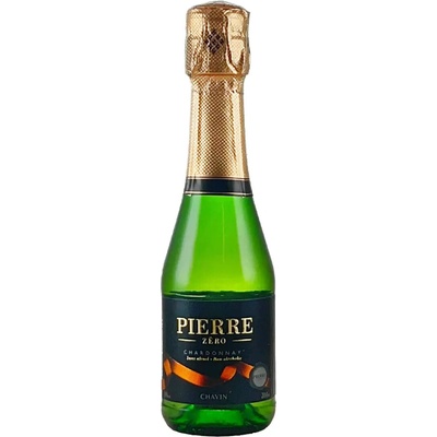 Pierre Zero Chardonnay nealkoholické šumivé víno 0% 0,2 l (čistá fľaša)