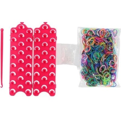 Teddies Направи си гривна - ластици 600бр + инструменти + плетачна машина за гривни, 27x13