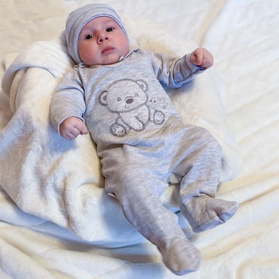 New Baby Dojčenská súprava do pôrodnice For Sweet Bear modrá