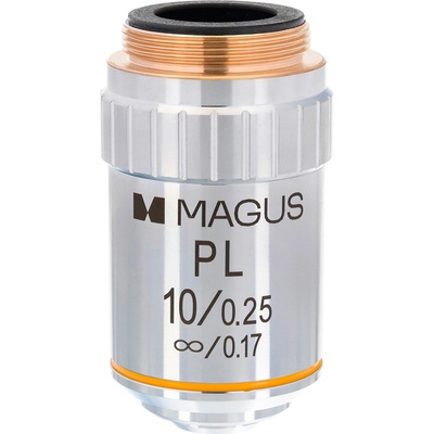 MAGUS Планахроматичен обектив с корекция до безкрайност MAGUS MP10 10x/0, 25 ∞/0, 17 (85238)