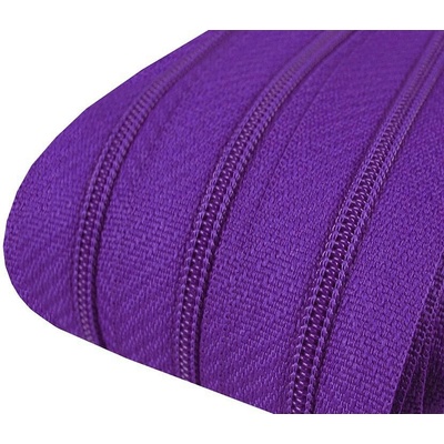 Zip spirálový 3 mm metráž pro běžce typu POL Barva: 170 fialová purpura