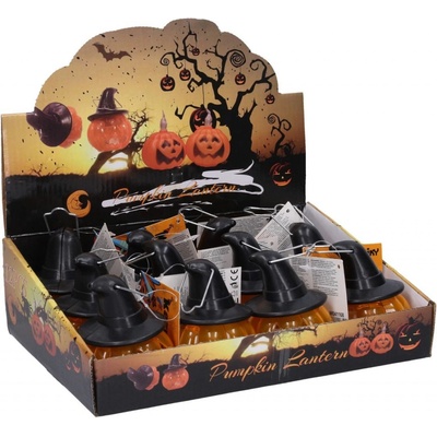 Wiky Dekorace Halloween dýně 8,5x6,5 cm svítící