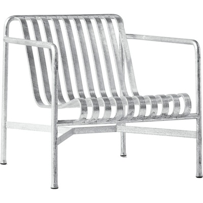 HAY Křeslo Palissade Lounge Chair Low, galvanised