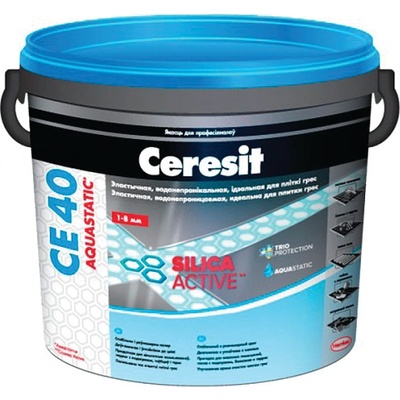CERESIT ФУГА АКВАСТАТИЧНА СЕ40 5кг ГРАФИТ (2164857, 3047162)