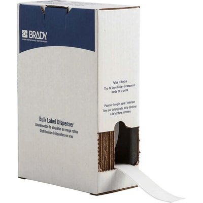 Brady BM7C-1000-854-WT / 173458, ToughWash Метален детектируем материал, 25.40 mm x 22.86 m (173458)