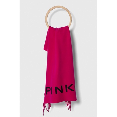 Pinko Вълнен шал Pinko в лилаво с принт (101680.A0MC)