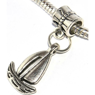 Fashion Jewerly Korálek na náramek -Přívěsek Loď Plachetnice Moře 3094