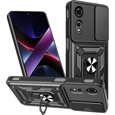 ZTE Калъф за ZTE nubia Neo 2 5G със Слайд Капак за Камерата, Стойка и Протектор - 6 цвята