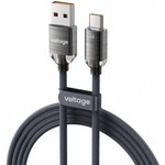 Voltage USB-A / USB-C Cable Voltage PureCrystal 66W 200cm black