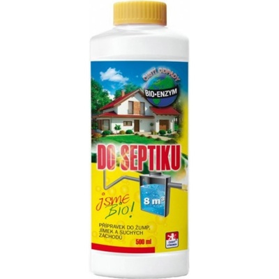 BIO-P1 Přípravek do septiku 500ml tekutý/10kart – Zboží Dáma