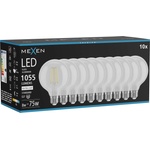 Mexen Vintis 10x LED крушка с нажежаема жичка E27, G95, 8W, Неутрална - 4000K, 1055 lm, (L157-E27-0840-00x10)
