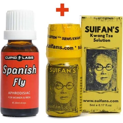 Испанска муха Купид Възбуждащи капки 20ml + Suifan серум за задържане на еякулацията