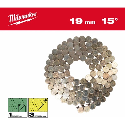 Milwaukee Hřebíky ve svitku - 15° RH 3.05 x 22 mm / RS / G-2880
