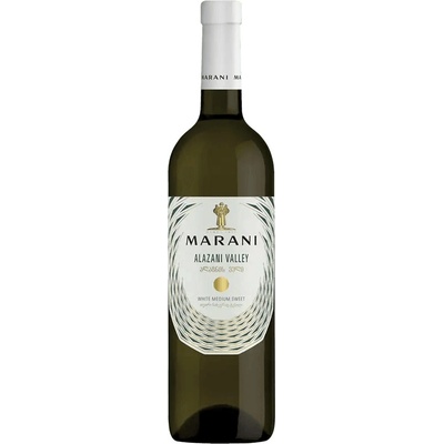 Marani Alazani Valley bílé polosladké gruzínské 2022 12% 0,75 l (čistá fľaša)