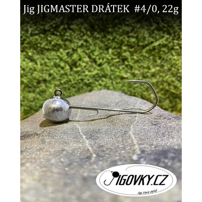 Jigovky.cz Jigové hlavičky Jigmaster Drátek vel.4 22g 5ks
