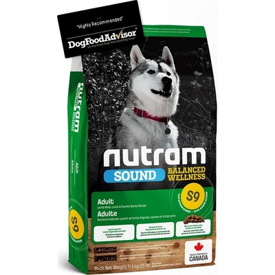 Nutram S9 Sound Adult Lamb Dog 11,4 kg