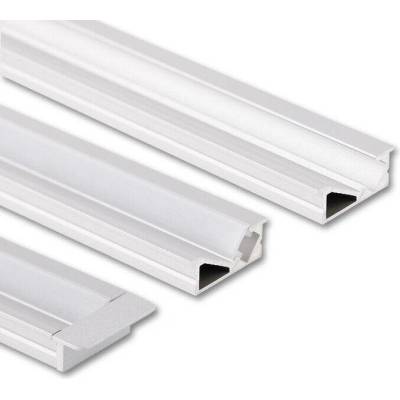 ML-761.029.74.2 Vestavný hliníkový profil VE 24x10mm včetně mléčného difuzoru 2m