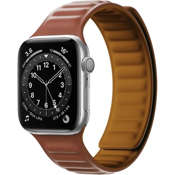 HQWear Каишка Magnetic Strap за Apple Watch 6/5/4/3/2 / SE, (40mm / 38mm), кафява (KXG0030867)