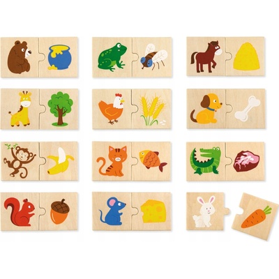 Viga 51607 Puzzle nakŕm zvieratko