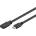 PremiumCord Кабел USB 3.2 Gen1, удължител, C - C, M/F, 1 м, черен KU31MF1 (KU31MF1)