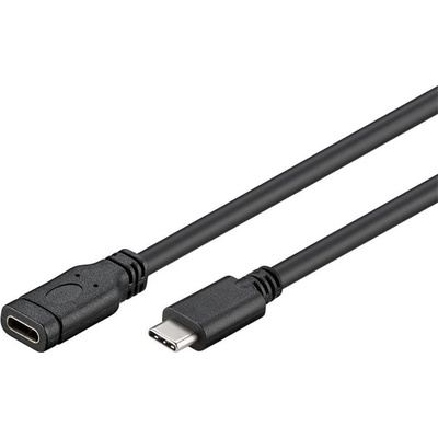 PremiumCord Кабел USB 3.2 Gen1, удължител, C - C, M/F, 1 м, черен KU31MF1 (KU31MF1)