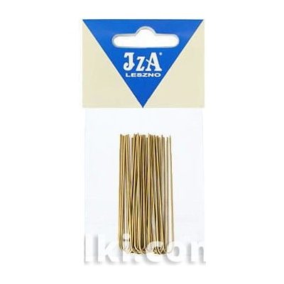Vlásenky do vlasov hladké, farba zlatá VÝPREDAJ: 6,5 cm, 20 ks