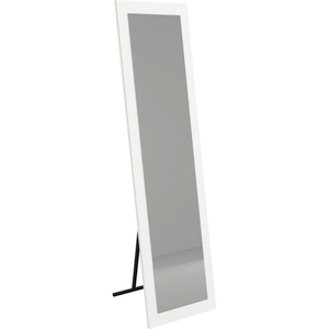 TopMebel Огледало за под и стена Lalu TopMebel от меламин в бял цвят 40x150cm